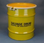 15 Gallon Steel Overpack Salvage Drums - Lined